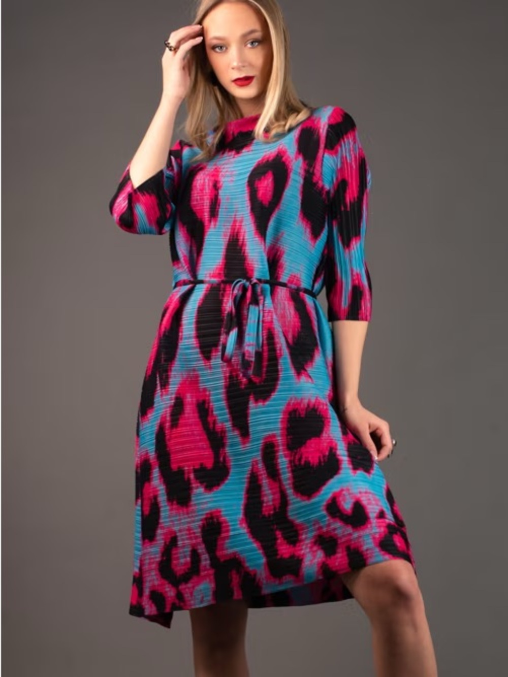 Kate Hewko Leopard Dress